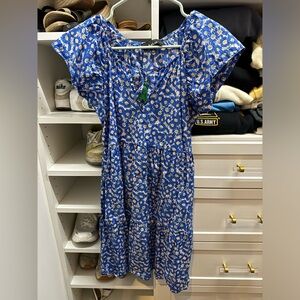 Aakaa Blue flower dress